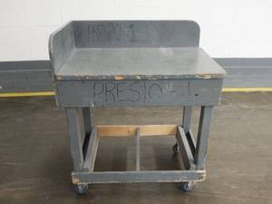 Heavy Duty Industrial Wood Rolling Work Bench