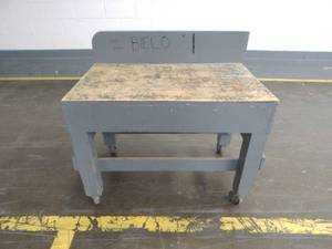 Heavy Duty Industrial Wood Rolling Work Bench