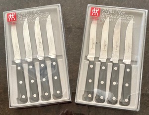 2 Sets of Zwilling Steakmesser Knives