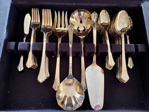 Gold Plated Flatware
