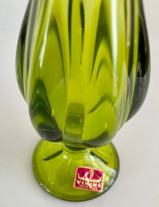 Viking Brand Green Vase