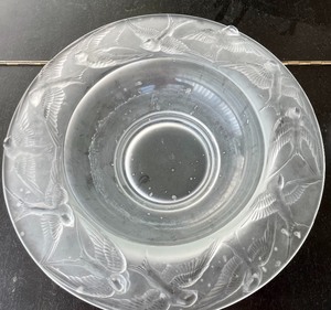 Lalique Style Bowl and Small Vase