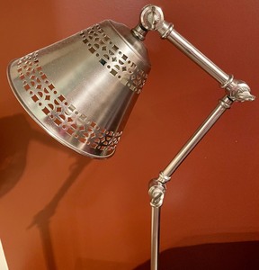 Sleek Silver Lamp