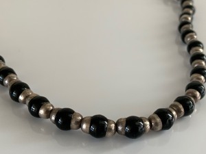 Sterling and Onyx Necklace