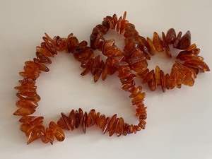 Beaded Amber Necklace
