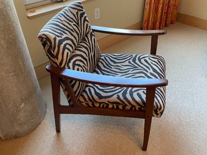 Mid Century Wood Framed Chair