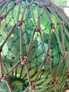 Japanese Marine Glass Ball w Netting