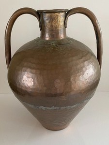 Large Copper Vessel with Double Handles