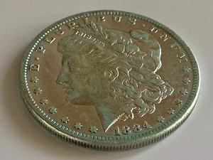 1884 Morgan Silver Dollar