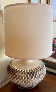 Amazing Raku Pottery Lamp