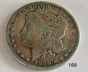1880 Morgan Silver Dollar Coin