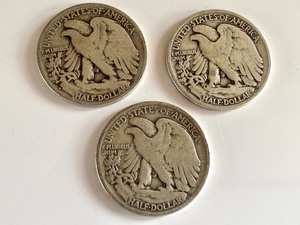 (3) 1936 Walking Liberty Half Dollar Coins