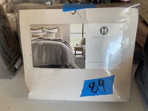 Hotel Collection Linen FullQueen Duvet Cover, Created for Macys