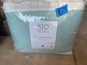 JLA Home 510 Design Tinsley Queen 8 Piece Comforter Set