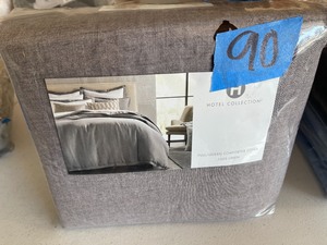 Hotel Collection Linen FullQueen Duvet Cover, Created for Macys