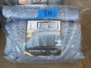Lush Embroidery Full Bedspread, Created for Macys