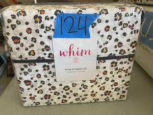 Whim By Martha Stewart Collection Novelty Print Twin xl 3-pc. Sheet Set, 250 Thread Count 100% Cotton In Cheetah