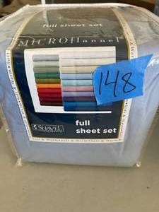 Shavel Micro Flannel Solid Full 4-pc Sheet Set