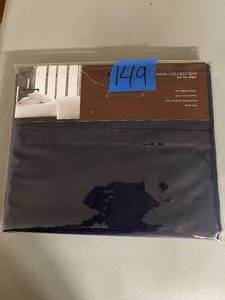 Hudson Park 500TC Iron Free Full Flat Sheet dark blue