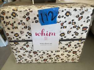 Whim By Martha Stewart Collection Novelty Print Twin 3-pc. Sheet Set, 250 Thread Count 100% Cotton In Cheetah