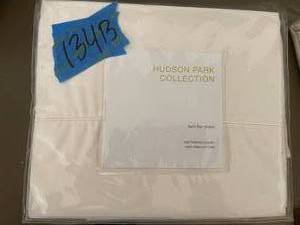 Hudson Park 500 Thread Count, 100 Percent Pima Cotton Iron Free Twin Flat Sheet