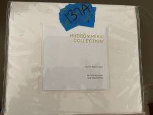 Hudson Park 500 Thread Count, 100 Percent Pima Cotton Iron Free Twin xl Fitted Sheet