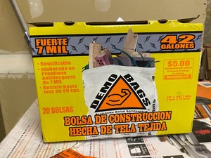 lot 56 image: 42-Gallon Contractor Trash Bags (20-Count)
