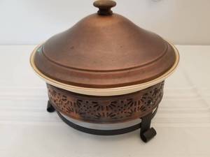Vintage Pfaltzgraff MCM Chafing Dish