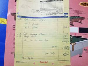 8 Pool Table                     NOTE SPECIAL PICKUP TIME & ADDRESS