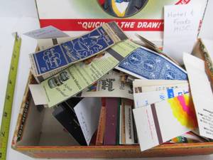lot 48 image: Large Lot of Vintage Matchbooks