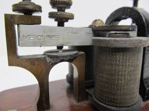 lot 50 image: Antique Menomonie Marked Telegraph Key