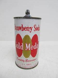lot 127 image: Vintage GOLD MEDAL Strawberry Soda Table Lighter
