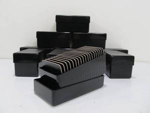 lot 208 image: Lot of 11 Coin Collector Lidded Boxes