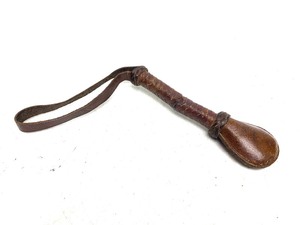 lot 133 image: Old Vintage Leather Wrapped Blackjack Weapon 