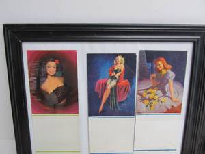 lot 82 image: Lot of Vintage 1940s-50s Pinup Girl Advertising Blotters