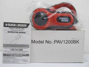 lot 201 image: New in Box Black & Decker Pivot Auto Vacuum 