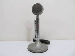 lot 277 image: Vintage ASTATIC Model D-104 Chrome Microphone wStand