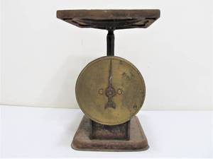 lot 283 image: Antique Brass Dial Counter Scale 