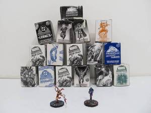 lot 288 image: Large Group of HEROCLIX Figures with Original Boxes