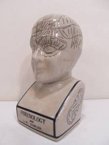 lot 293 image: Life-Size Ceramic Phrenology Head Display
