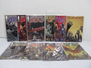 lot 343 image: Lot of 10 WALKING DEAD Comic Books