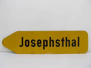 lot 348 image: JOSEPHSTHAL Germany Metal Sign