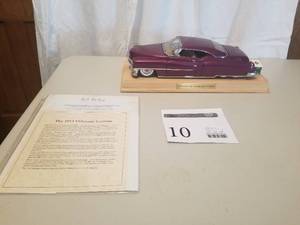 lot 10 image: 1953 Cadillac Eldorado Custom Coupe Die-cast Metal Replica Model