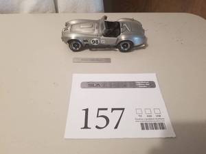 lot 157 image: 124 Scale Shelby Cobra SC Roadster Die-cast Metal Replica Model by Franklin Mint