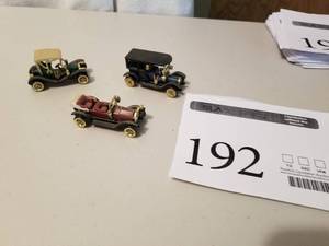lot 192 image: Lot of (3) Die-cast Metal Replica Models