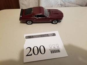 lot 200 image: 124 Scale 1966 Ford Mustang Coupe Limited Edition Die-cast Metal Replica Model by Danbury Mint