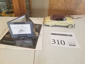 lot 310 image: 124 Scale 1950 Chevrolet Bel Air Coupe Die-cast Metal Replica Model by Franklin Mint