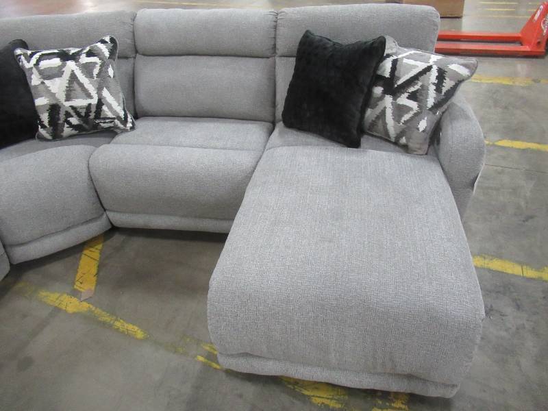 Signature By Design Ashley Colleyville 6 Piece Sectional in Stone, 54405585731774697 - BRAND NEW - LOW RESERVE OF $1,300.00 $2500.00 Retail