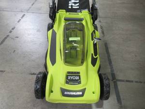 Ryobi 20 in. 40-Volt Brushless Lithium-Ion Cordless Battery Walk Behind Push Lawn Mower (Tool Only) RY401011BTLVNM