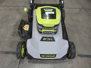 Ryobi 21 in. HP 40V Brushless Cordless Battery Walk Behind Self-Propelled Lawn Mower(TOOL ONLY) RY401140US